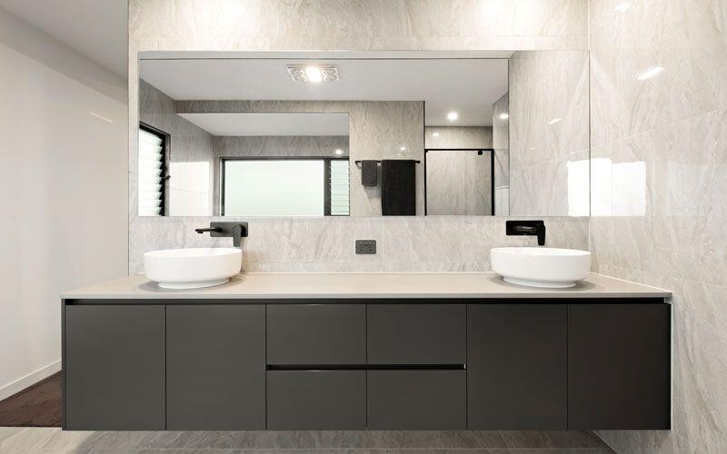 Modern Style Grey Bathroom Vanity