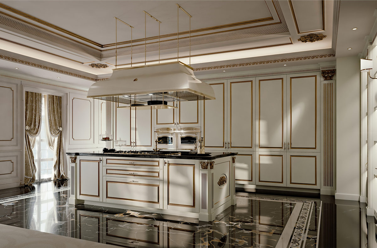 Traditional Kitchen Cabinet