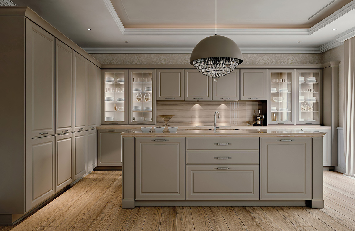 Italy Style Kitchen Cabinet