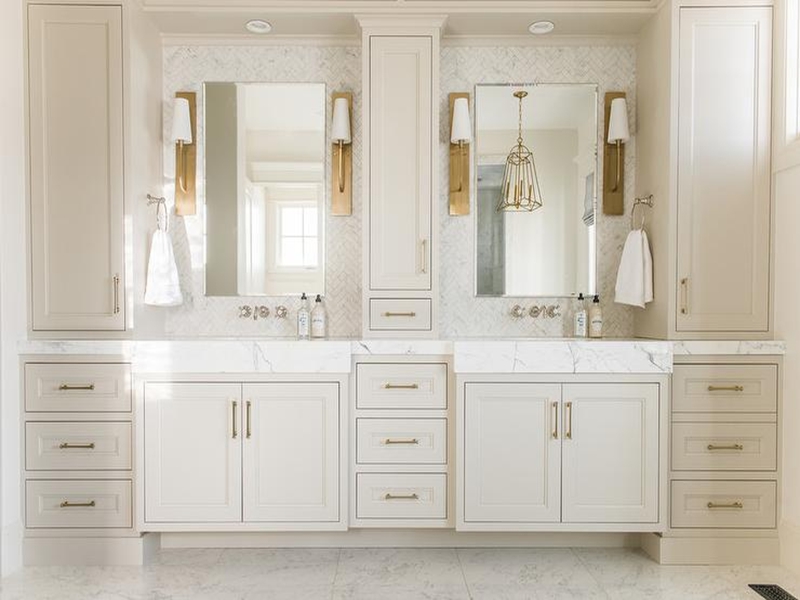 solid wood bathroom vanity