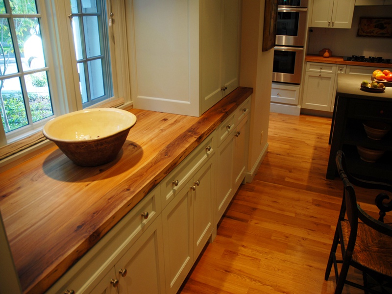 oak used for countertop