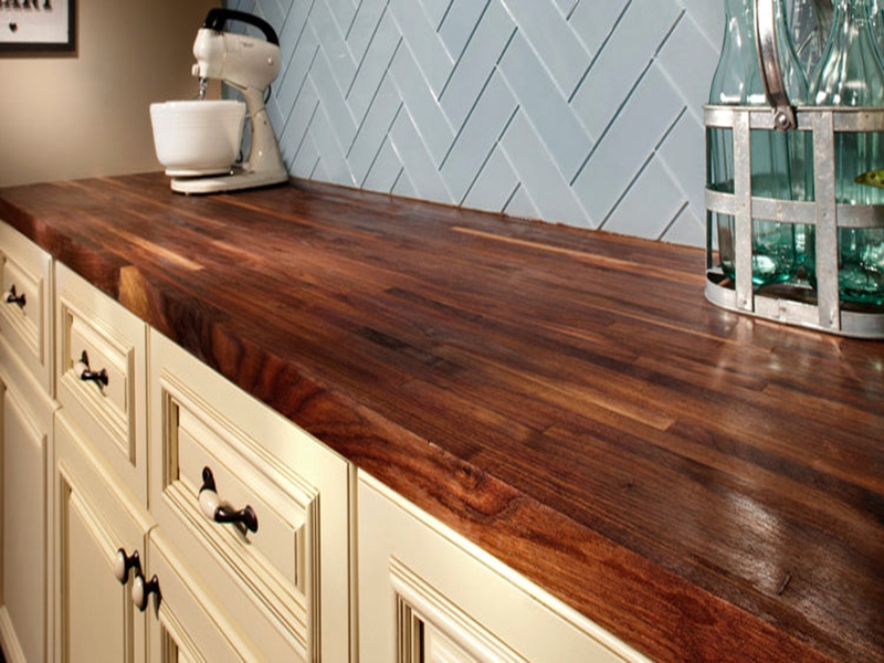 walnut used for countertop