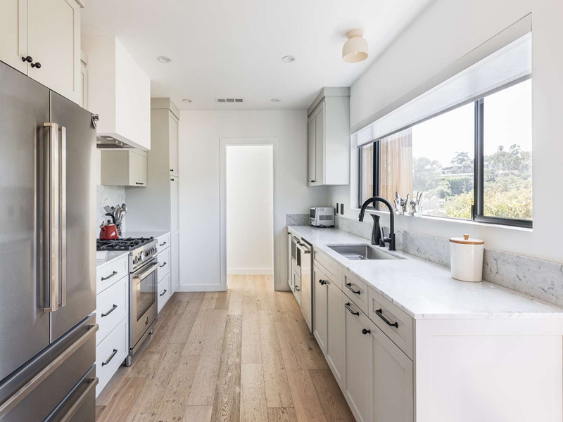 galley kitchen cabinet design