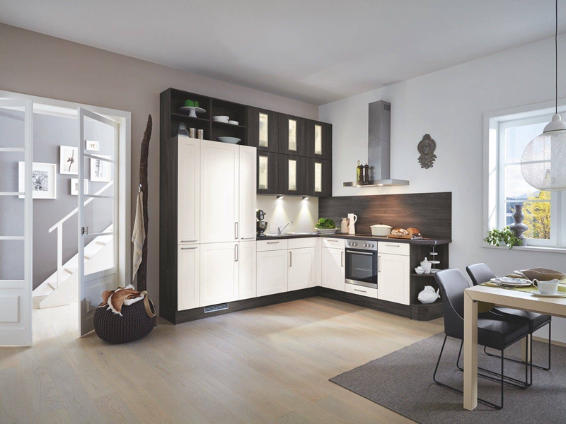 L-shape kitchens