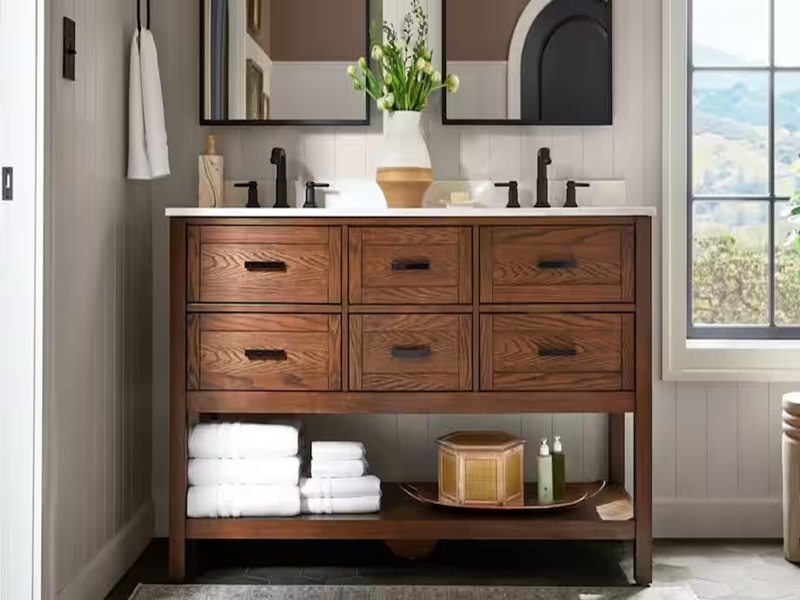 select style of bathroom vanity