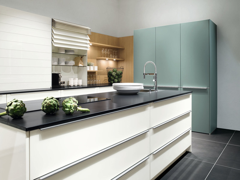 glossy kitchen cabinet