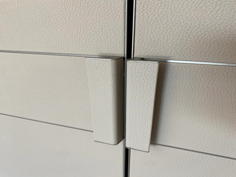 natural material of leather wardrobe