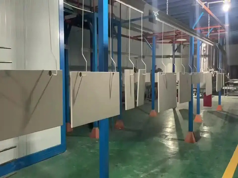 Electrostatic powder coating