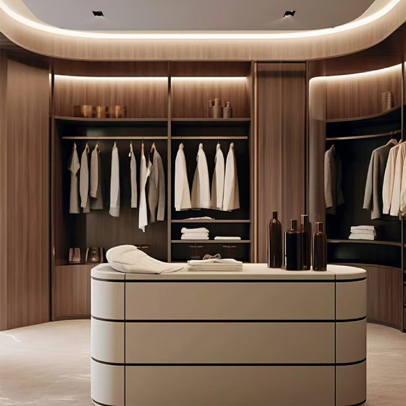 open wardrobe