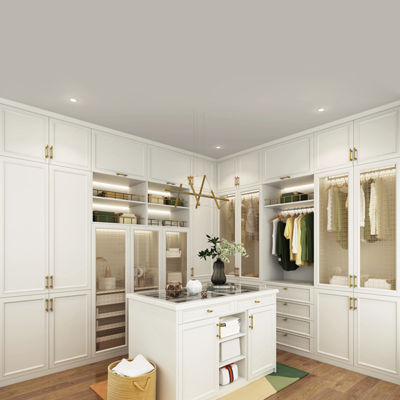 wooden wardrobe