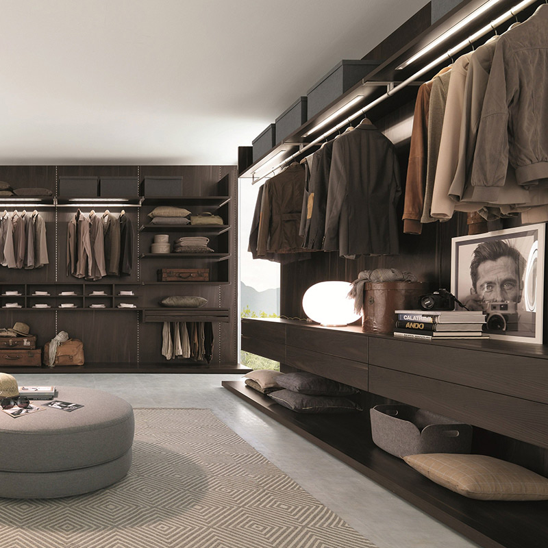 open wardrobe