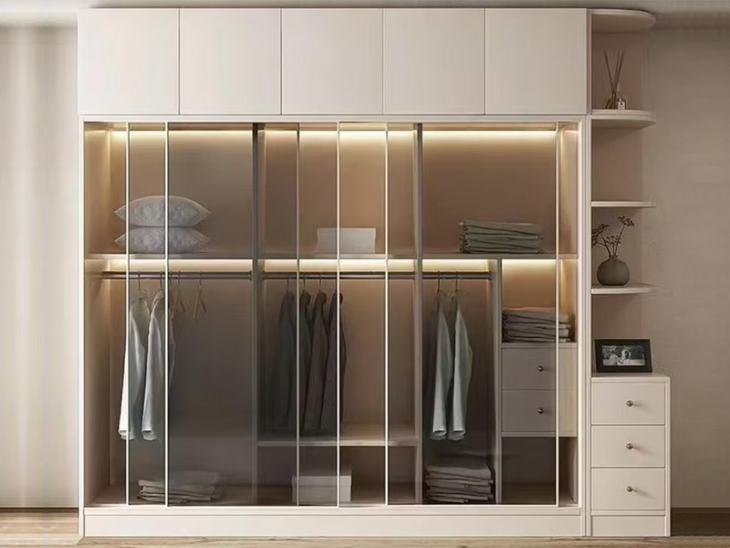 sliding door glass wardrobes