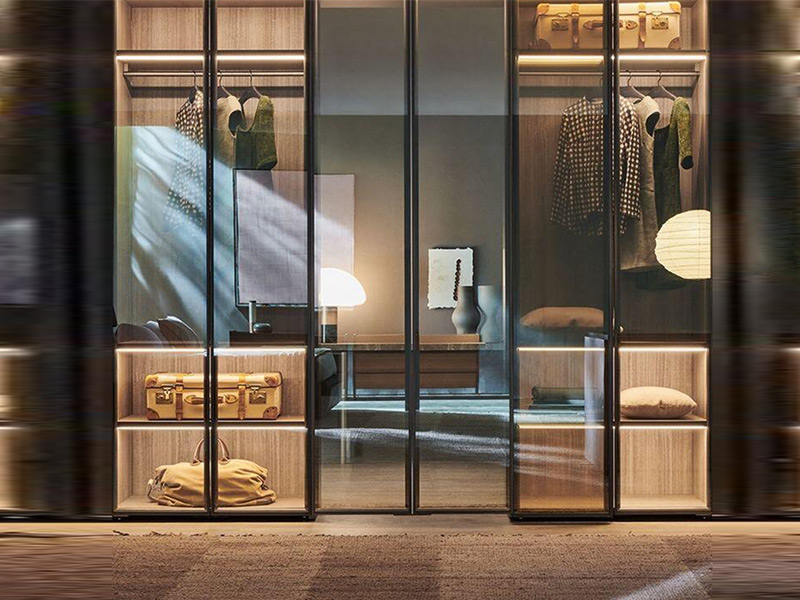 glass door wardrobes