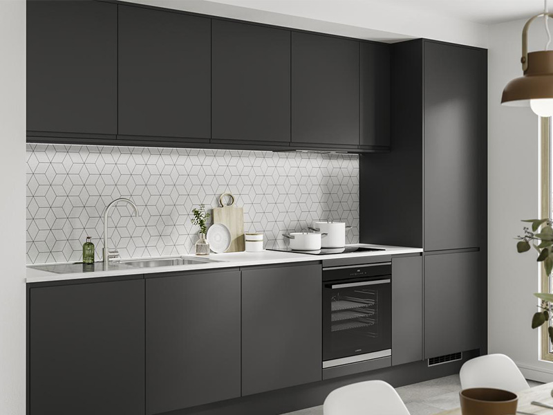 PVC Thermofoil​ Kitchen Cabinet