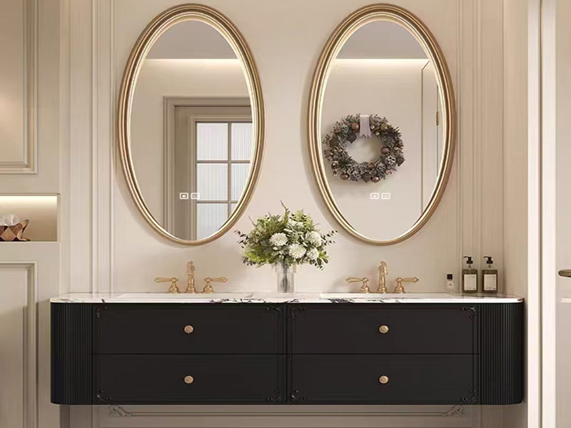 Classic bathroom vanity double sink