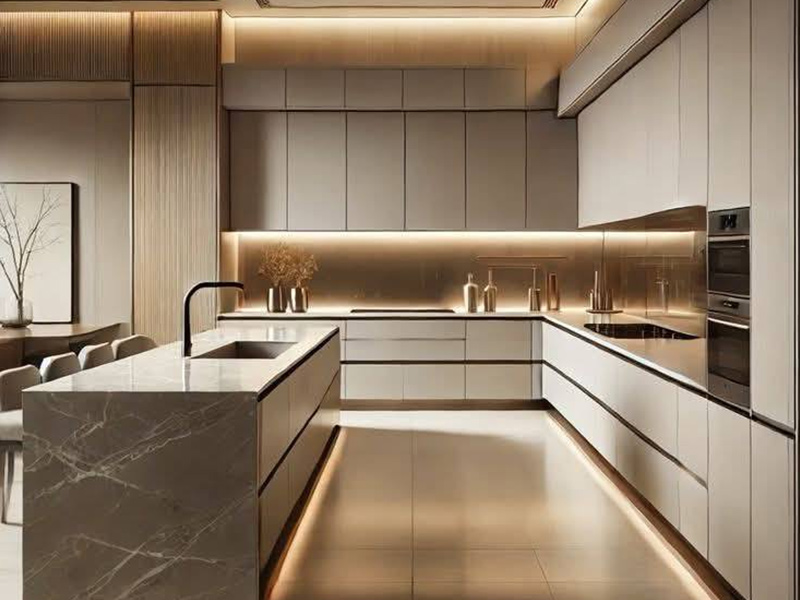 Matte kitchen cabinets