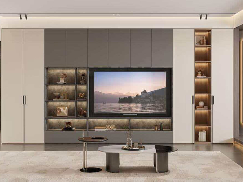 Multi-functional TV cabinet