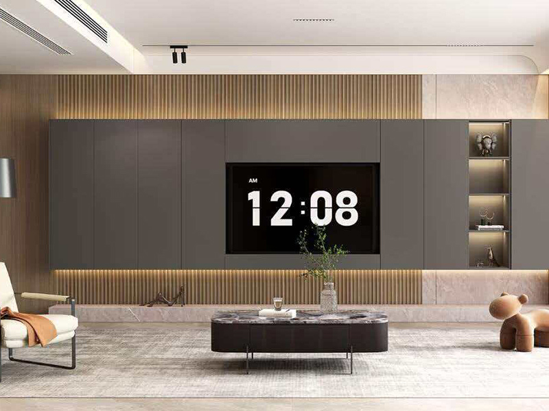 Solid wood furniture cabinet