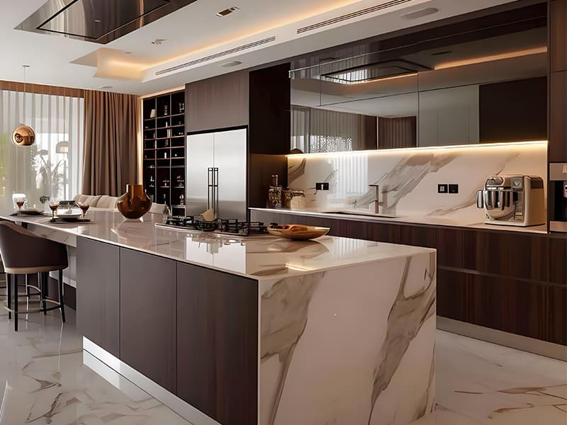 high gloss kitchen cabinet