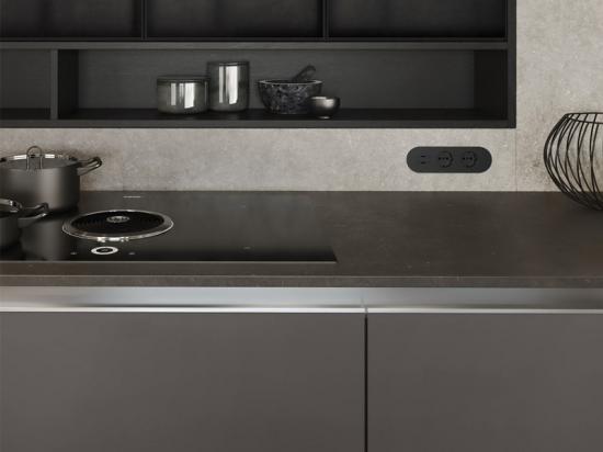 Modern Grey Kitchen Cabinet