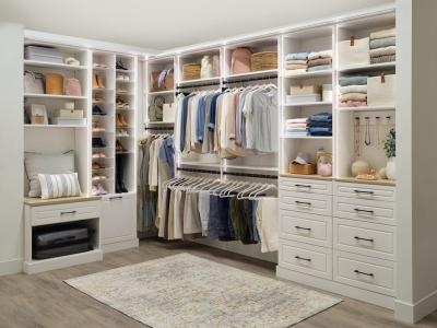 White Shaker Style Wardrobe