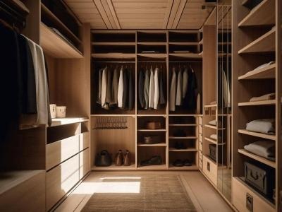 European Natural Style Wardrobe