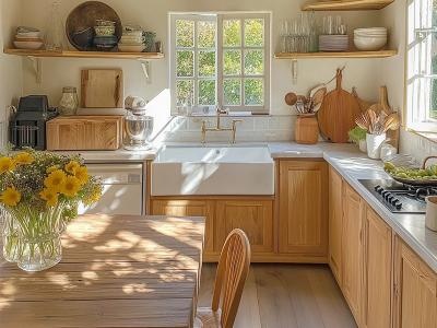 Japanese Forest Series Kitchen Cabinet