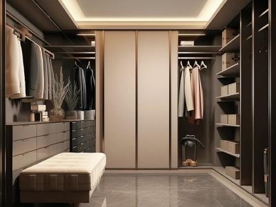 YALIG Customized Modern Bedroom Wardrobe Cloakroom Systems Furniture Design Wooden Walk in Closet - YALIG
