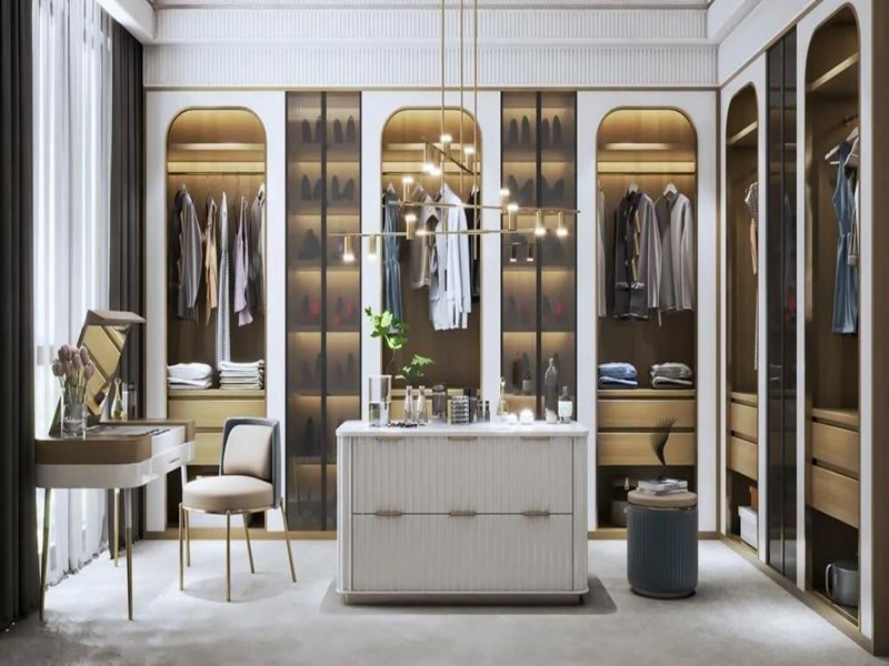 Wardrobe interior design suggestion