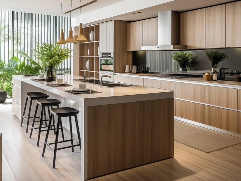 Why Do Many People Choose Veneer Kitchen Cabinets?