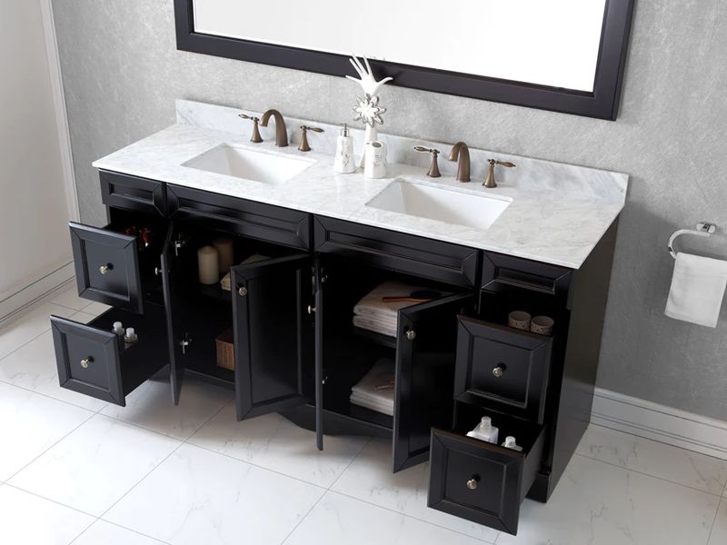 Vertical Sinks vs Bathroom Cabinets