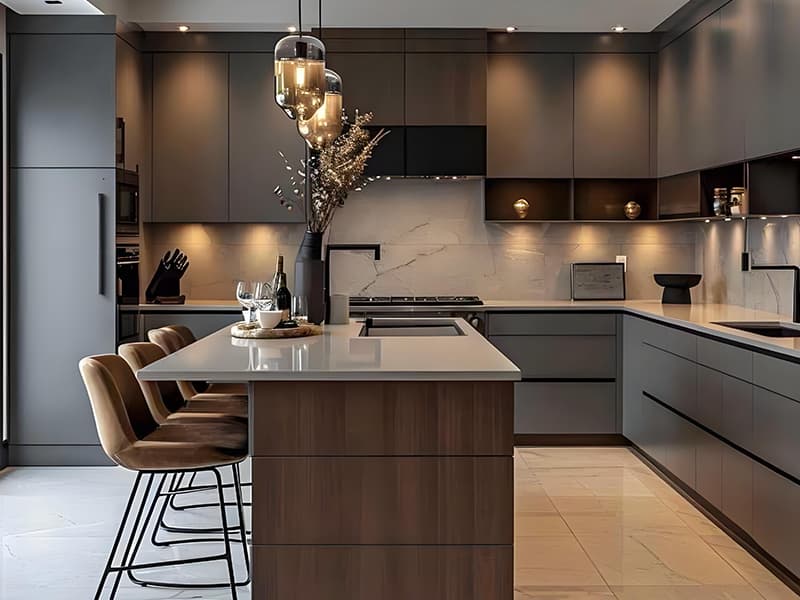 Modern Dark-Toned Kitchen Cabinet Design Ideas: 2026’s Sleek, Functional Trend